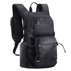Hydration Backpack, 25L Insulated Hydration Pack Backpack with 2L TPU Water Bladder, Hiking Water Backpack with Storage for Men Women (Color: Black, Type: Regular Type)